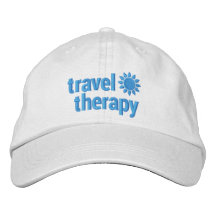 Travel Therapy Embroidered Baseball Hat