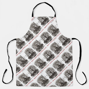Travel Through The Looking Glass Wonderland Apron