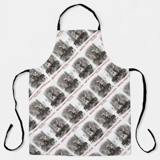 Travel Through The Looking Glass Wonderland Apron