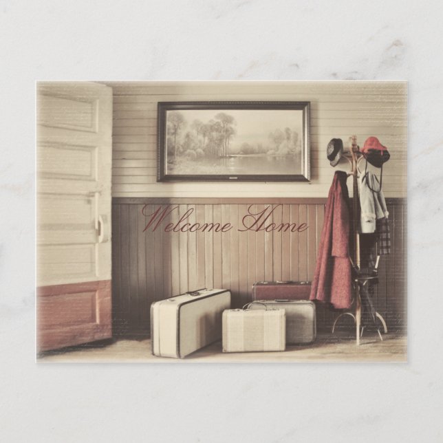 Travel Time - Post Card - Colourized (Front)