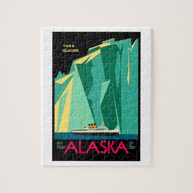 Travel to Alaska AK Taku Glacier Special Cruises : Jigsaw Puzzle (Vertical)