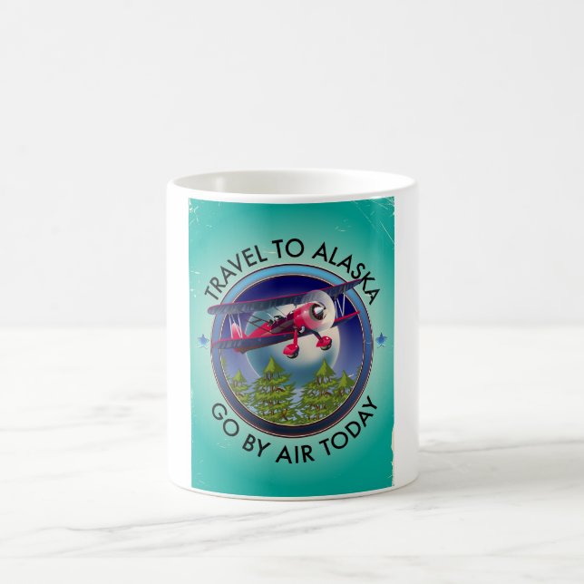 Travel To Alaska Coffee Mug (Center)