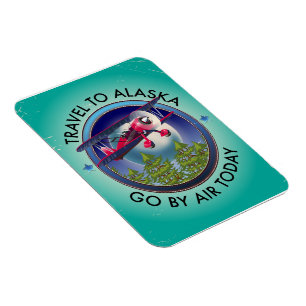 Travel To Alaska Magnet