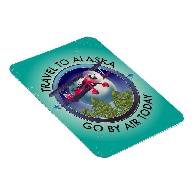 Travel To Alaska Magnet (Right Side)