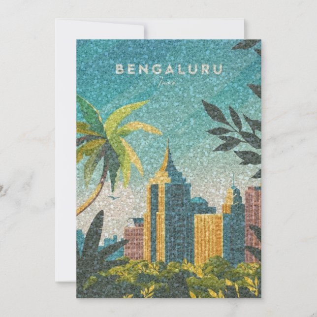 Travel to BENGALURU Invitation (Front)