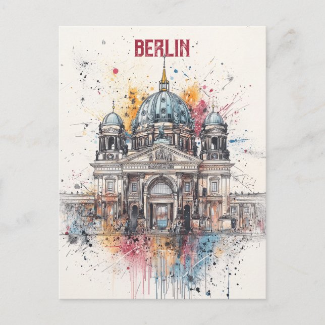 Travel to Berlin Germany Postcard (Front)