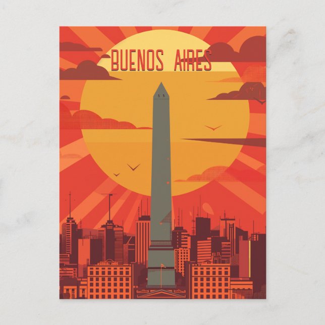 Travel to Buenos Aires Postcard (Front)
