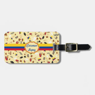 Travel to Colombia- famous items Luggage Tag