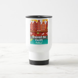 Travel to Delft Holland travel poster Mug
