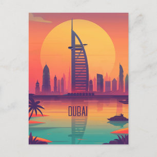 Travel to Dubai Postcard
