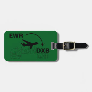 Travel to Dubai United Arab Emirates Luggage Tag
