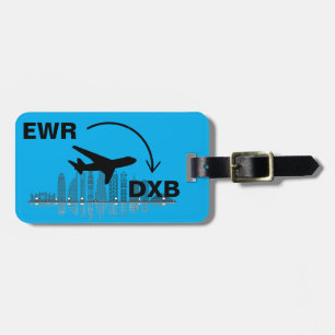 Travel to Dubai United Arab Emirates Luggage Tag