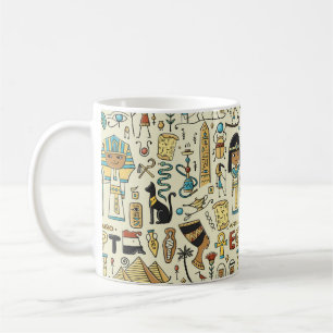 Travel to Egypt. Seamless pattern Coffee Mug