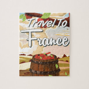 Travel To France travel poster Jigsaw Puzzle