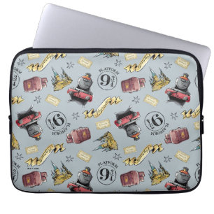 Travel To HOGWARTS™ Pattern Laptop Sleeve