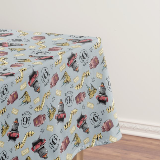 Travel To HOGWARTS™ Pattern Tablecloth (In Situ)