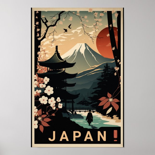 Travel to Japan Poster (Front)