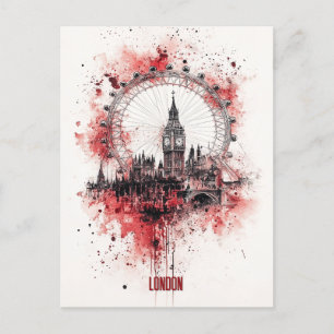 Travel to London England Postcard