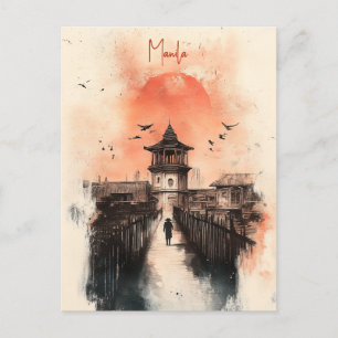 Travel to Manila Philippines Postcard