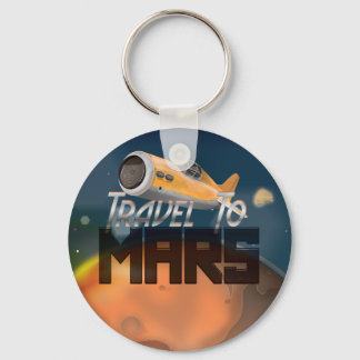 Travel To Mars Key Ring
