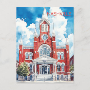 Travel to Nashville Tennessee Postcard