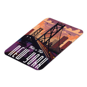 Travel To New York Magnet