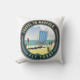 Travel to Norfolk - Fly today Cushion