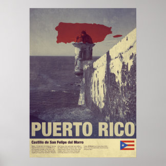 Travel to Puerto Rico: El Morro Poster