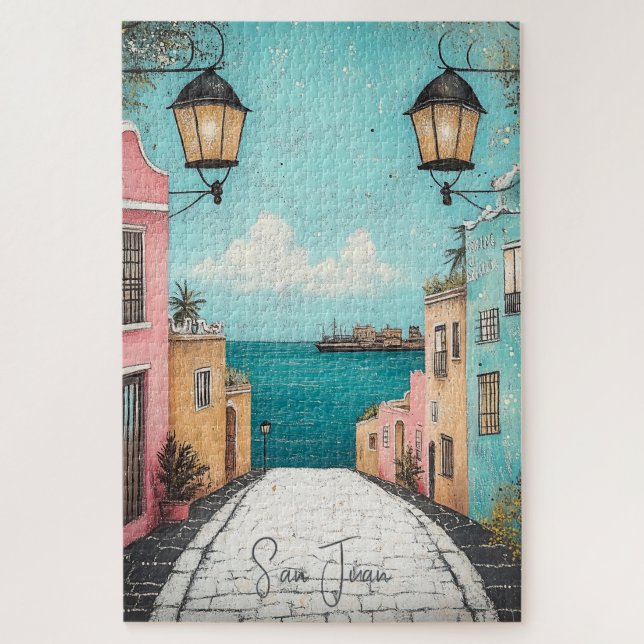 Travel to San Juan Puerto Rico Jigsaw Puzzle (Vertical)
