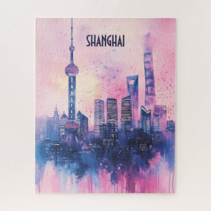 Travel to Shanghai China Jigsaw Puzzle
