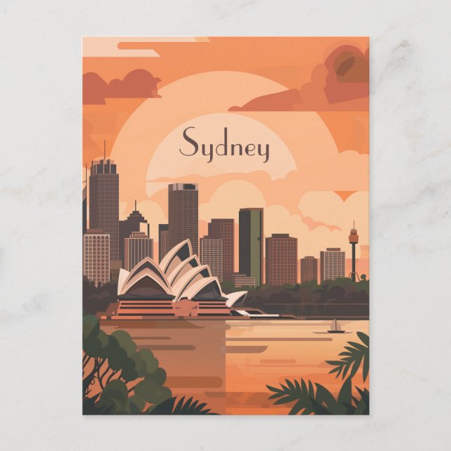 Travel to Syney Postcard (Front)