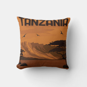 Travel to Tanzania Cushion