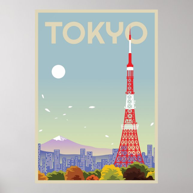 Travel to Tokyo Poster (Front)