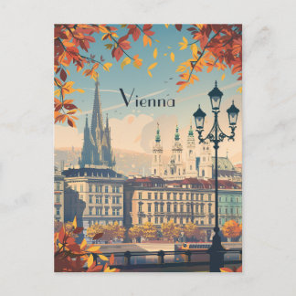 Travel to Vienna Postcard