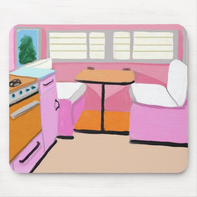 Travel Trailer Kitchenette Mouse Mat (Front)