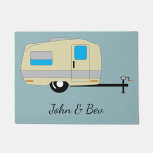 Travel Trailer RV Camping Lifestyle Doormat