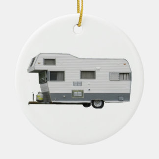 Travel Trailer Vintage 60's Ceramic Tree Decoration