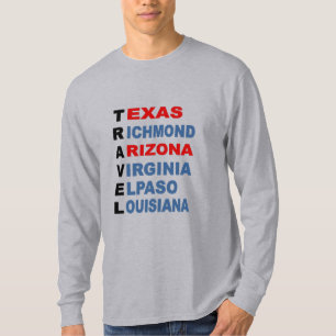 TRAVEL USA Gray T-shirt
