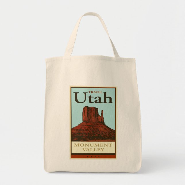 Travel Utah Tote Bag (Front)