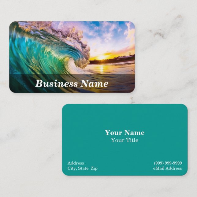 Travel / Vacation Business Card (Front/Back)