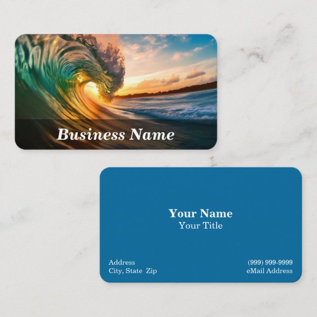 Travel / Vacation Business Card (Front/Back)