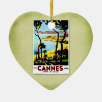 Travel Vintage Poster Cannes France