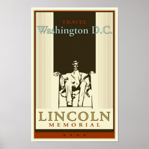 Travel Washington DC Poster