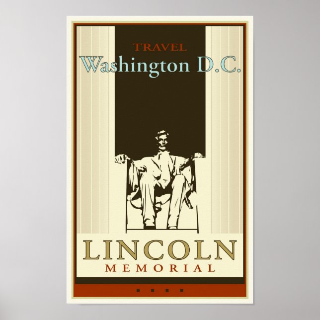 Travel Washington DC Poster (Front)