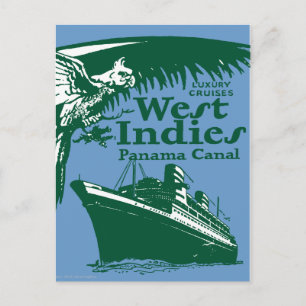 TRAVEL-West Indies- Postcard