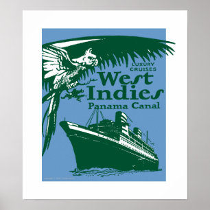 TRAVEL-West Indies Poster