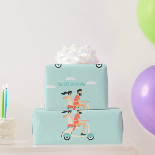 Travel With Me Wrapping Paper