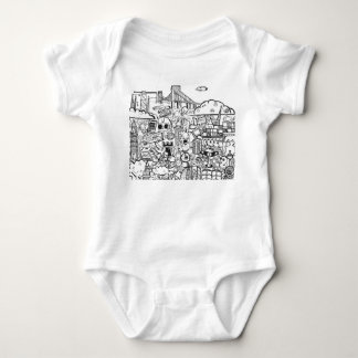 Travel with Pen Baby Bodysuit