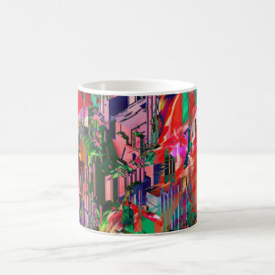 Travel World Abstract City Building Skyline Coffee Mug