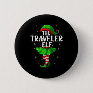 Traveler Elf Christmas Girls Women Elf Squad Xmas 6 Cm Round Badge